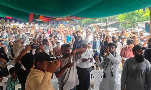 Hundreds Gather at Dharna Chowk to Express Solidarity with Palestine