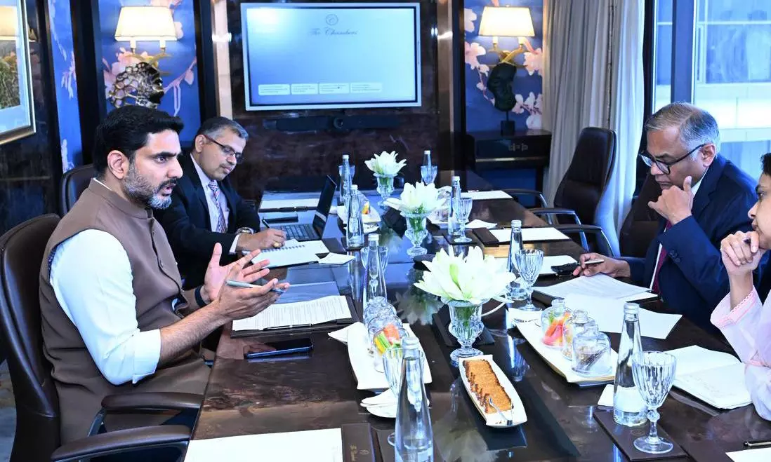 Investments: Lokesh Meets Industrialists in Mumbai