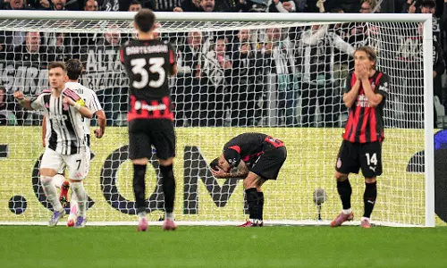 Serie A: Pulisic Penalty Miss Denies AC Milan Top Spot After 0-0 Draw at Juventus