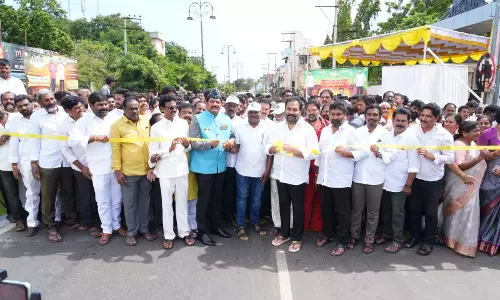 Kargil War Veteran Inaugurates Podalakur Road in Nellore Kargil War Veteran Inaugurates Podalakur Road in Nellore