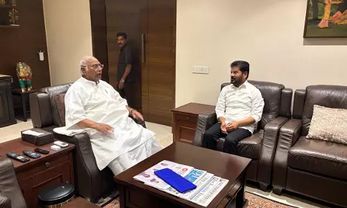 CM Revanth Meets Kharge in Bengaluru