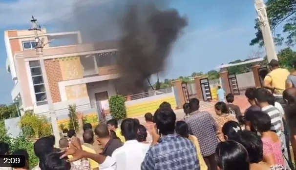 Angry Victims Torch Moneylender’s House in Nalgonda Over Unpaid Dues