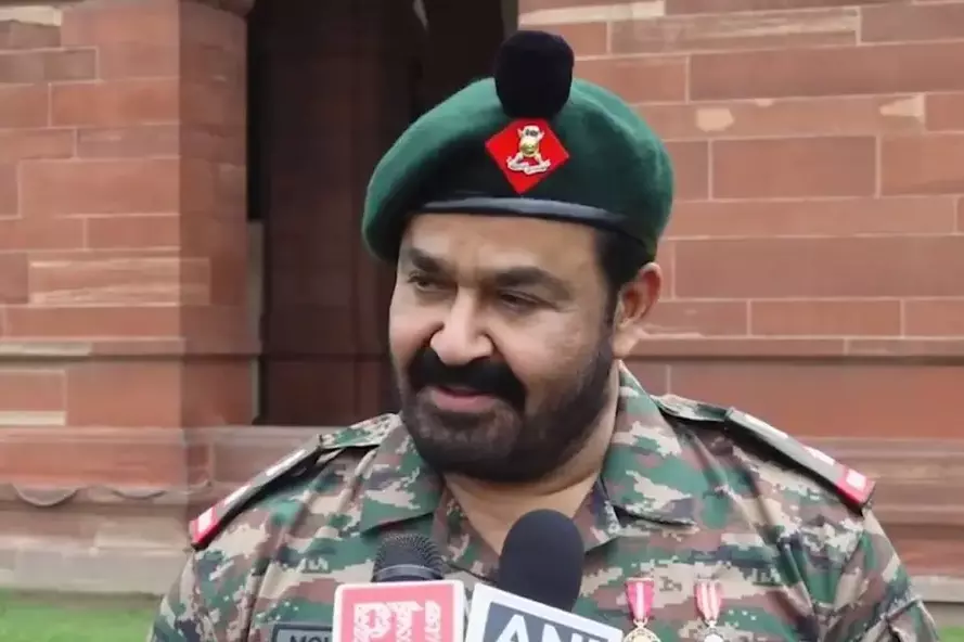 Army Chief Upendra Dwivedi Honours Mohanlal with Commendation