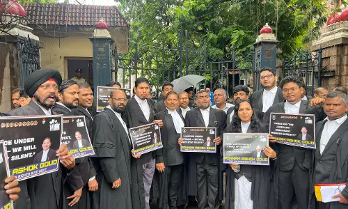 Lawyers Protest Attack on CJI Gavai