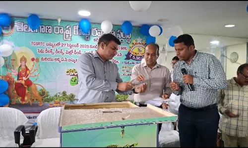 TGSRTC Passengers Win Prizes In ‘Dasara Special Lucky Draw’ In Karimnagar TGSRTC Passengers Win Prizes In ‘Dasara Special Lucky Draw’ In Karimnagar