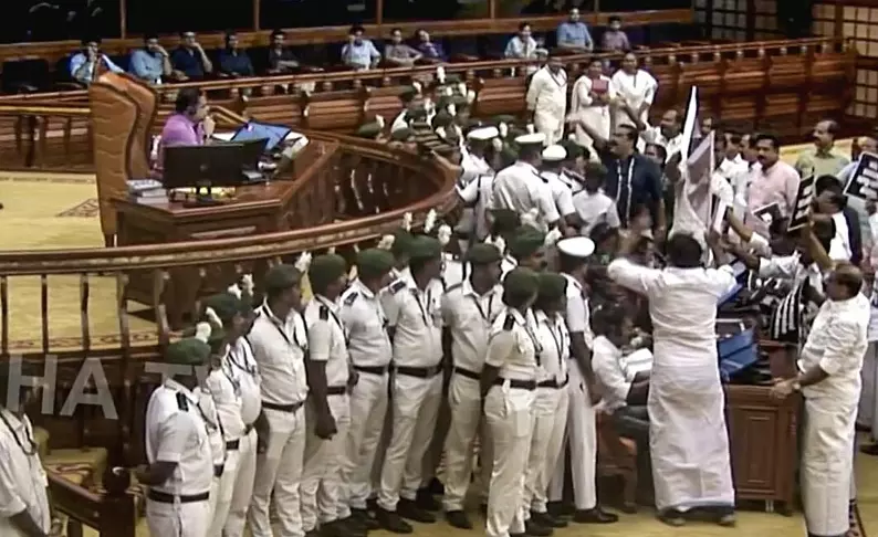 Three UDF MLAs Suspended over Sabarimala Gold Row Protests