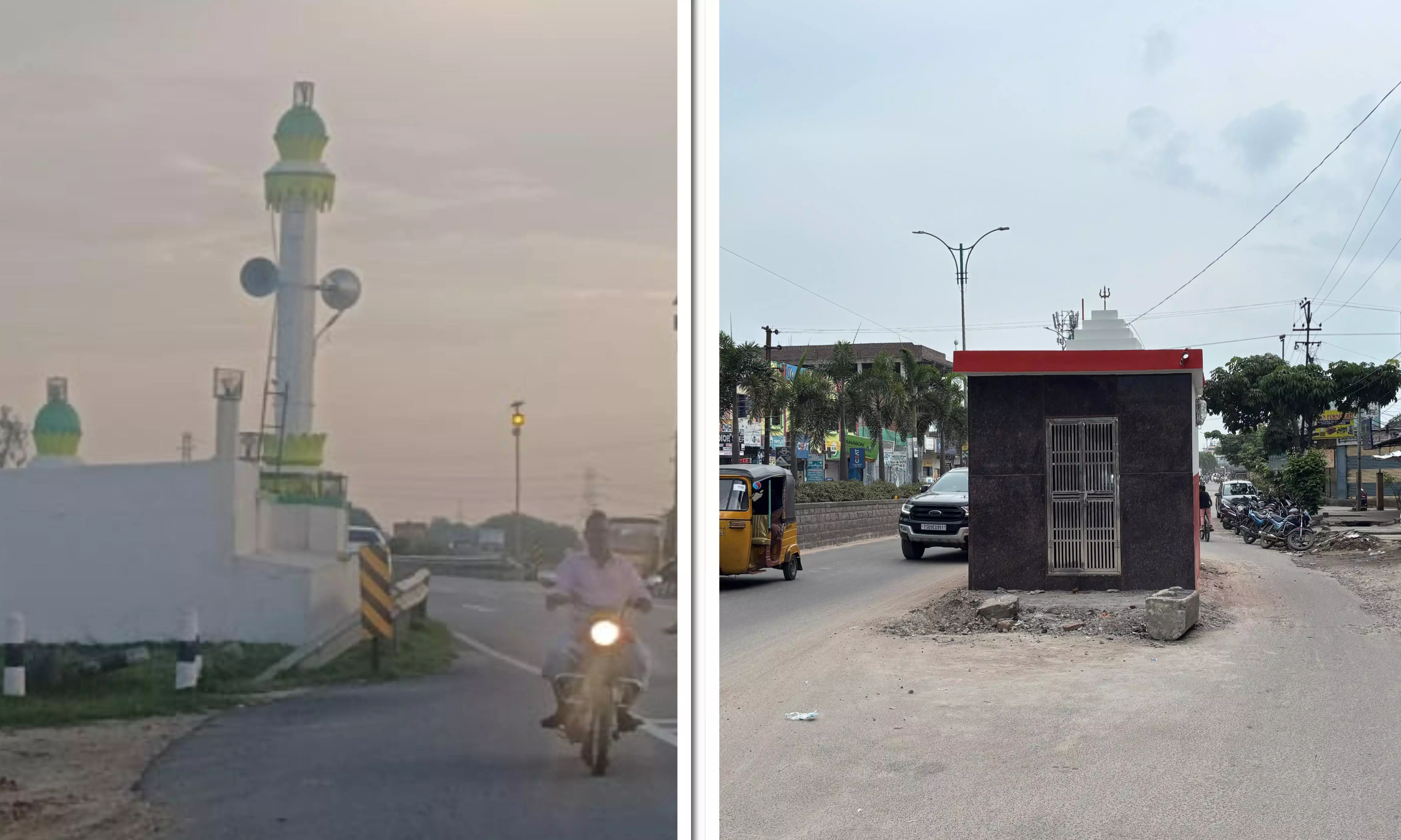 Religious Structures on Highways Threaten Road Safety