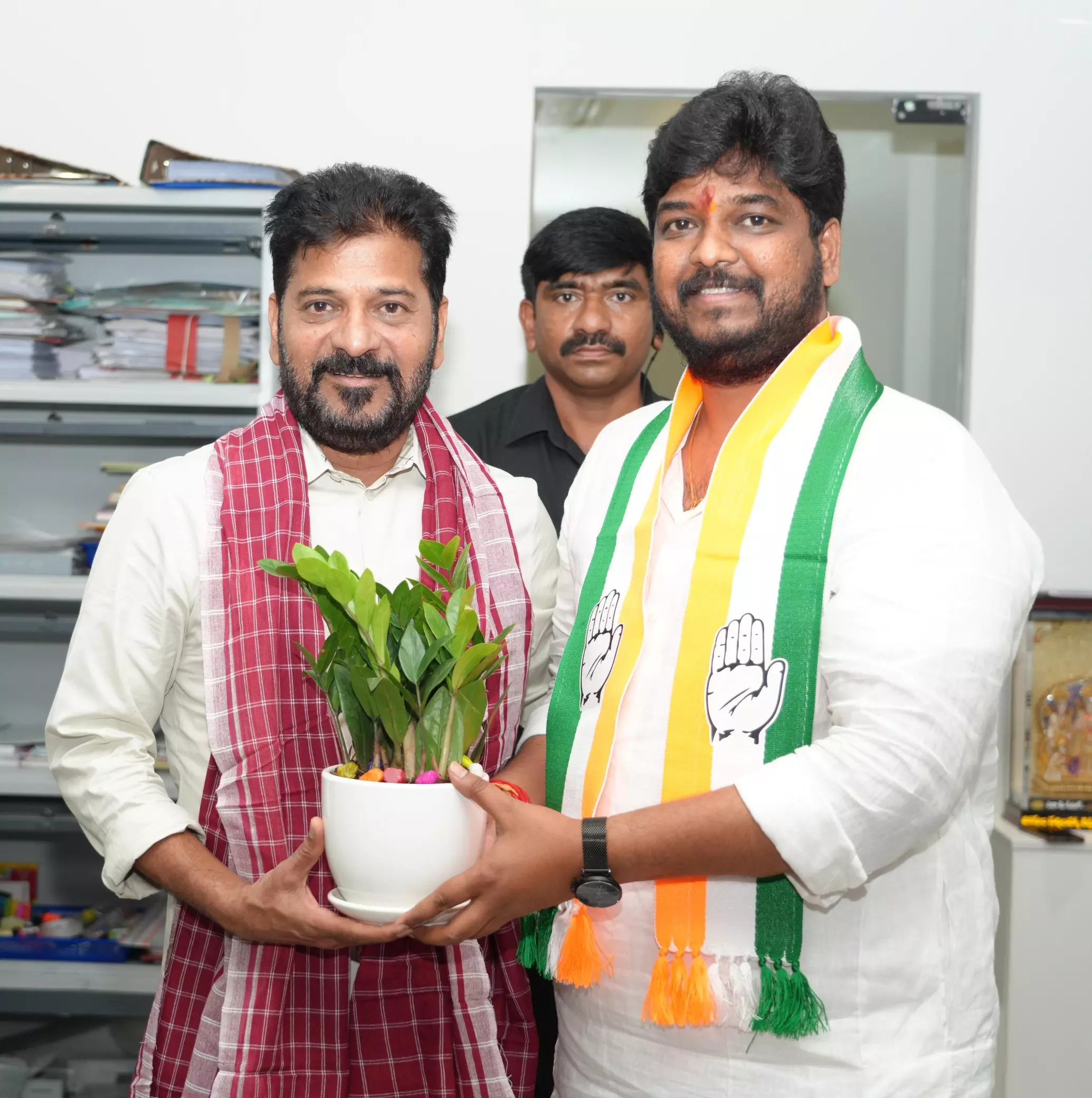 Jubilee Hills Bypoll: Congress Candidate Naveen Yadav Meets CM Revanth Reddy