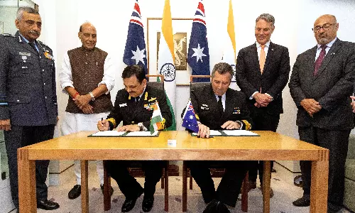 India-Australia Ink Key Defence Agreements