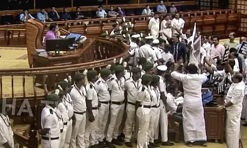 Three UDF MLAs Suspended over Sabarimala Gold Row Protests