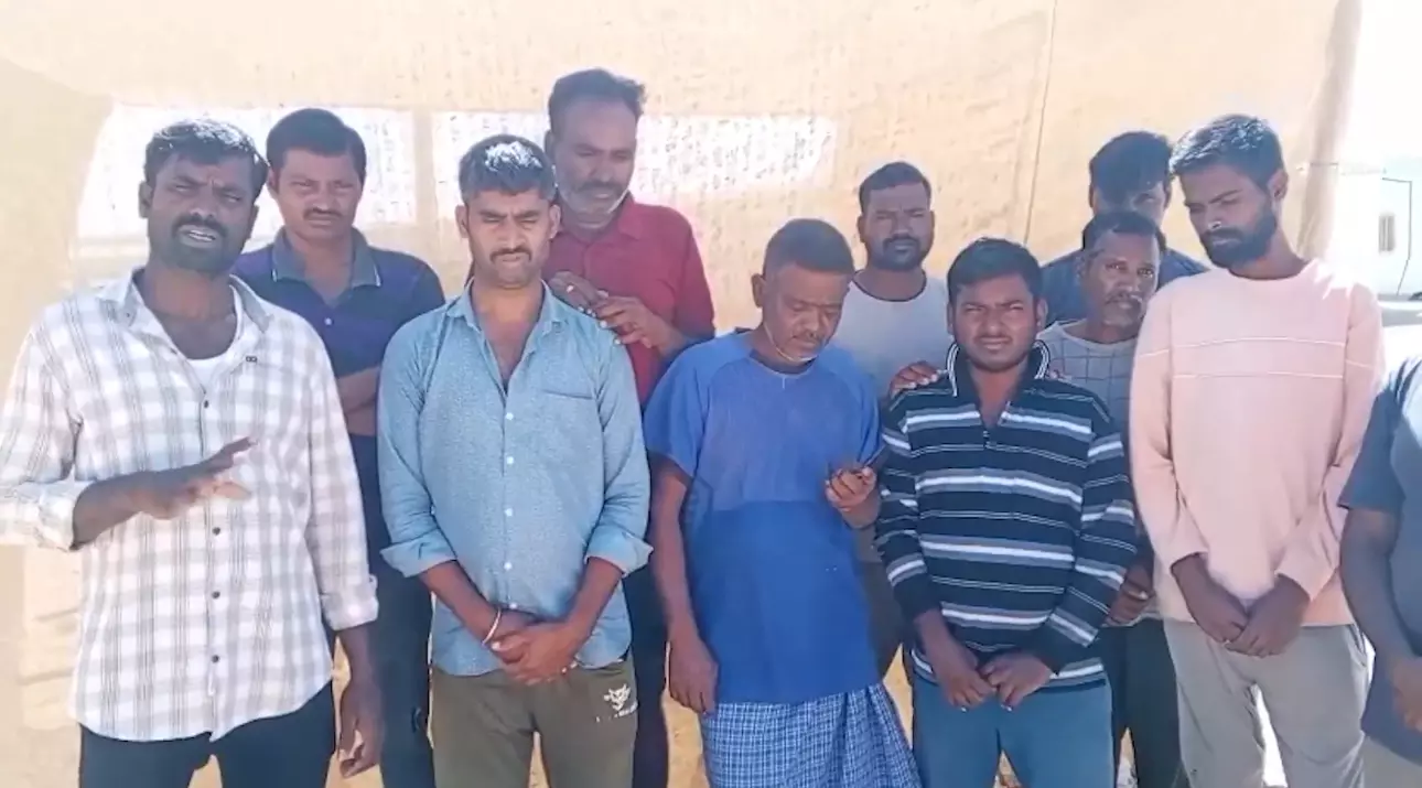 Telangana Migrant Workers Stranded in Jordan Telangana Migrant Workers Stranded in Jordan