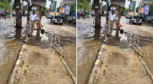 Heavy Rain Triggers Waterlogging, Traffic Snarls in Bengaluru