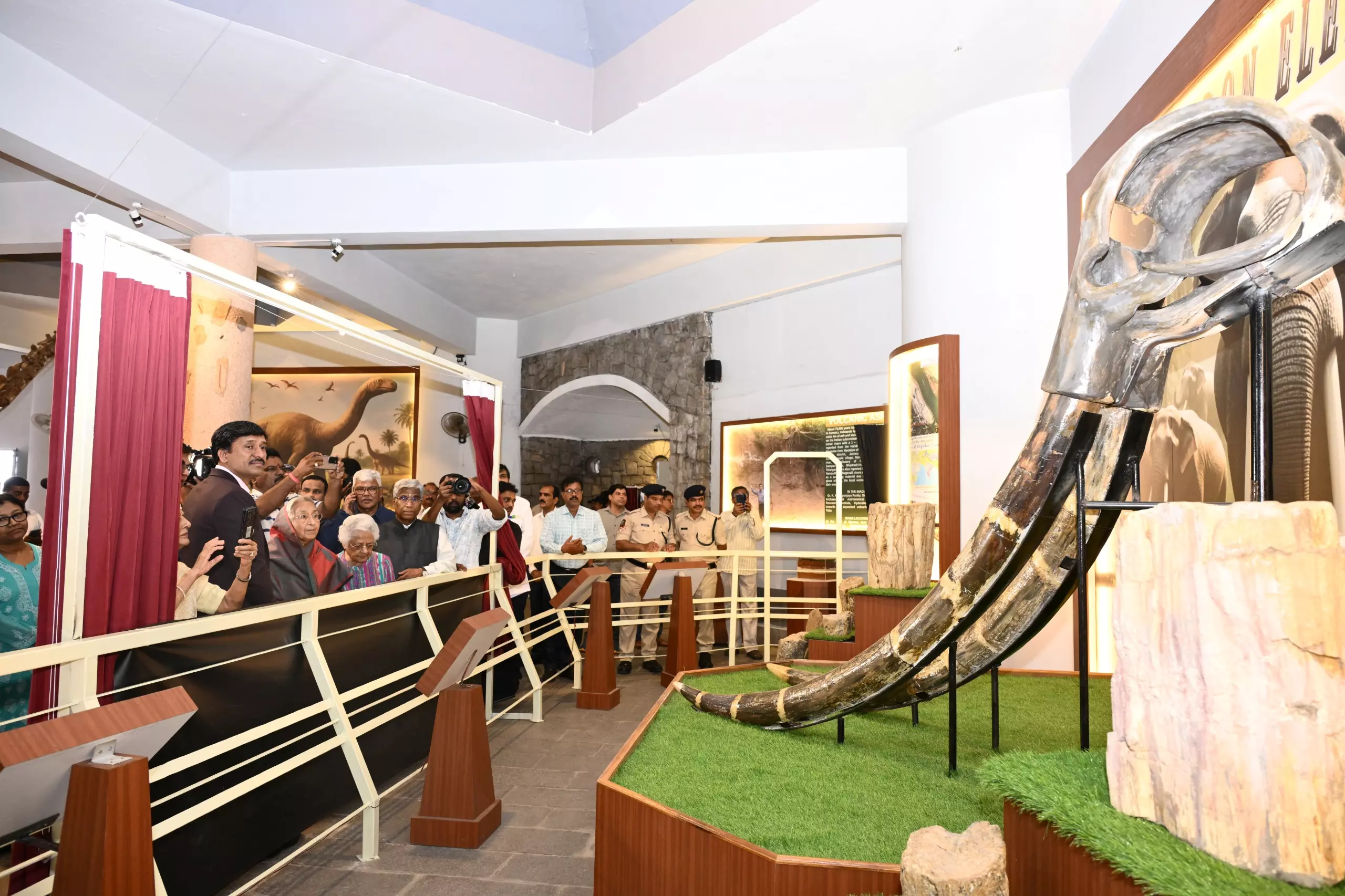 Birla Science Centre Gets Singareni Pavillion With Stegodon Tusks, Toba Ash