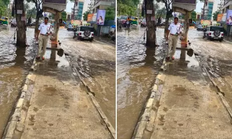 Heavy Rain Triggers Waterlogging, Traffic Snarls in Bengaluru