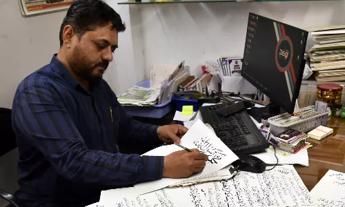 Hyderabads Old City Calligraphers Keep Ancient Art Alive Hyderabads Old City Calligraphers Keep Ancient Art Alive
