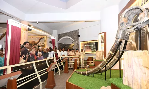 Birla Science Centre Gets Singareni Pavillion With Stegodon Tusks, Toba Ash