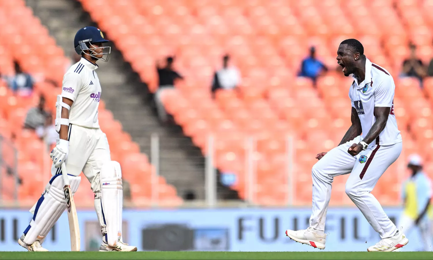 WI Pacer Jayden Seales Fined for Hitting Yashaswi Jaiswal