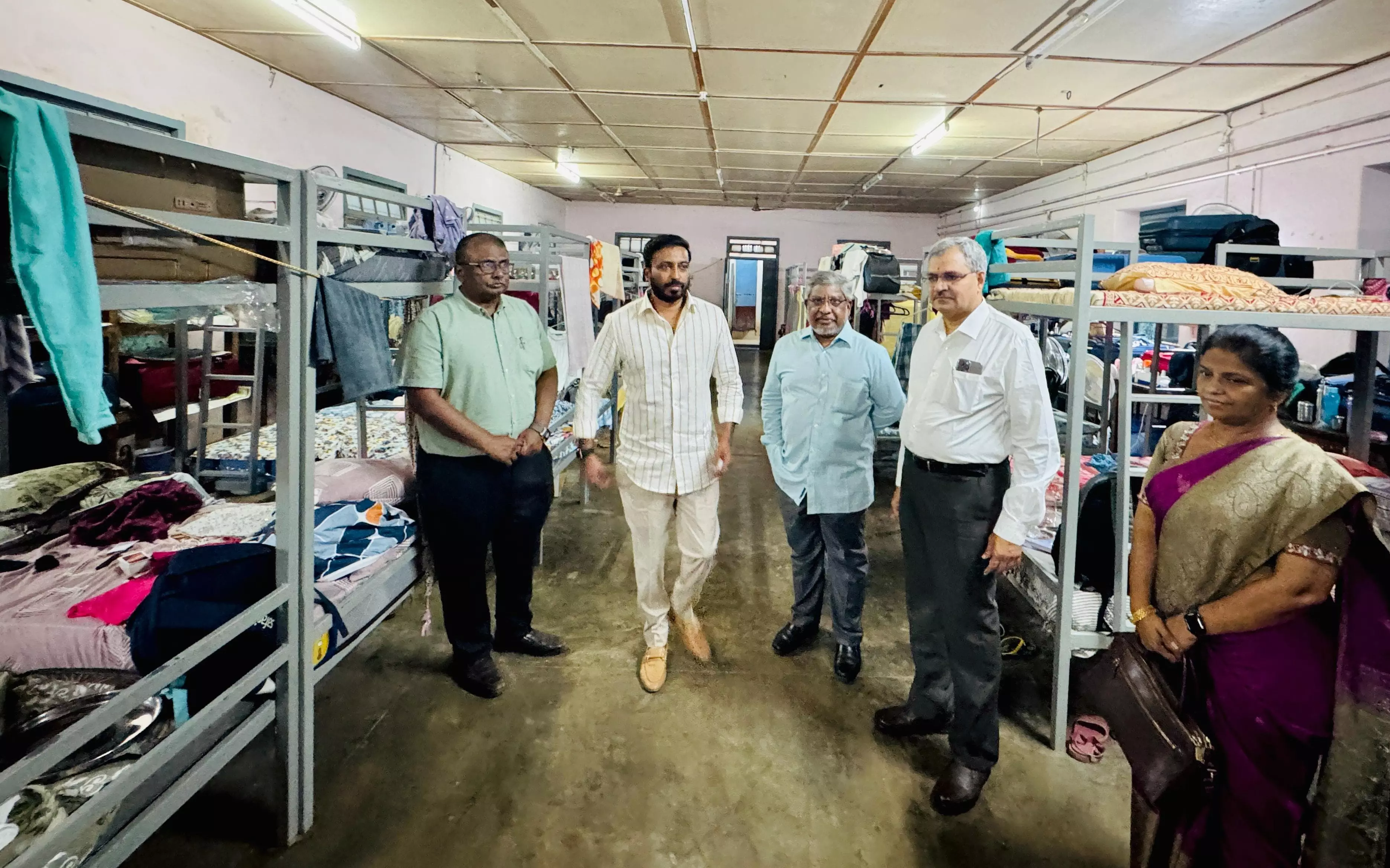 MP Uday Srinivas Assures Aid to Complete Girls’ Hostel in Kakinada’s RMC