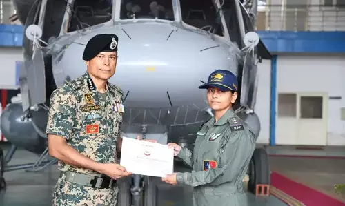 Bhawna Chaudhary Becomes First Woman Flight Engineer in BSF Air Wing