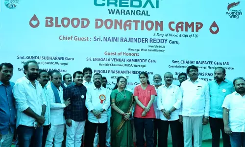 Blood Donation Saves Lives of Patients in Need: Warangal West MLA