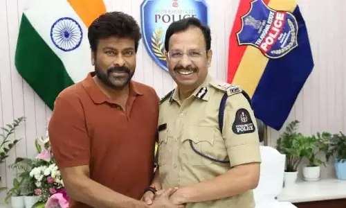 Chiranjeevi Congratulates Hyderabad Police Commissioner VC Sajjanar