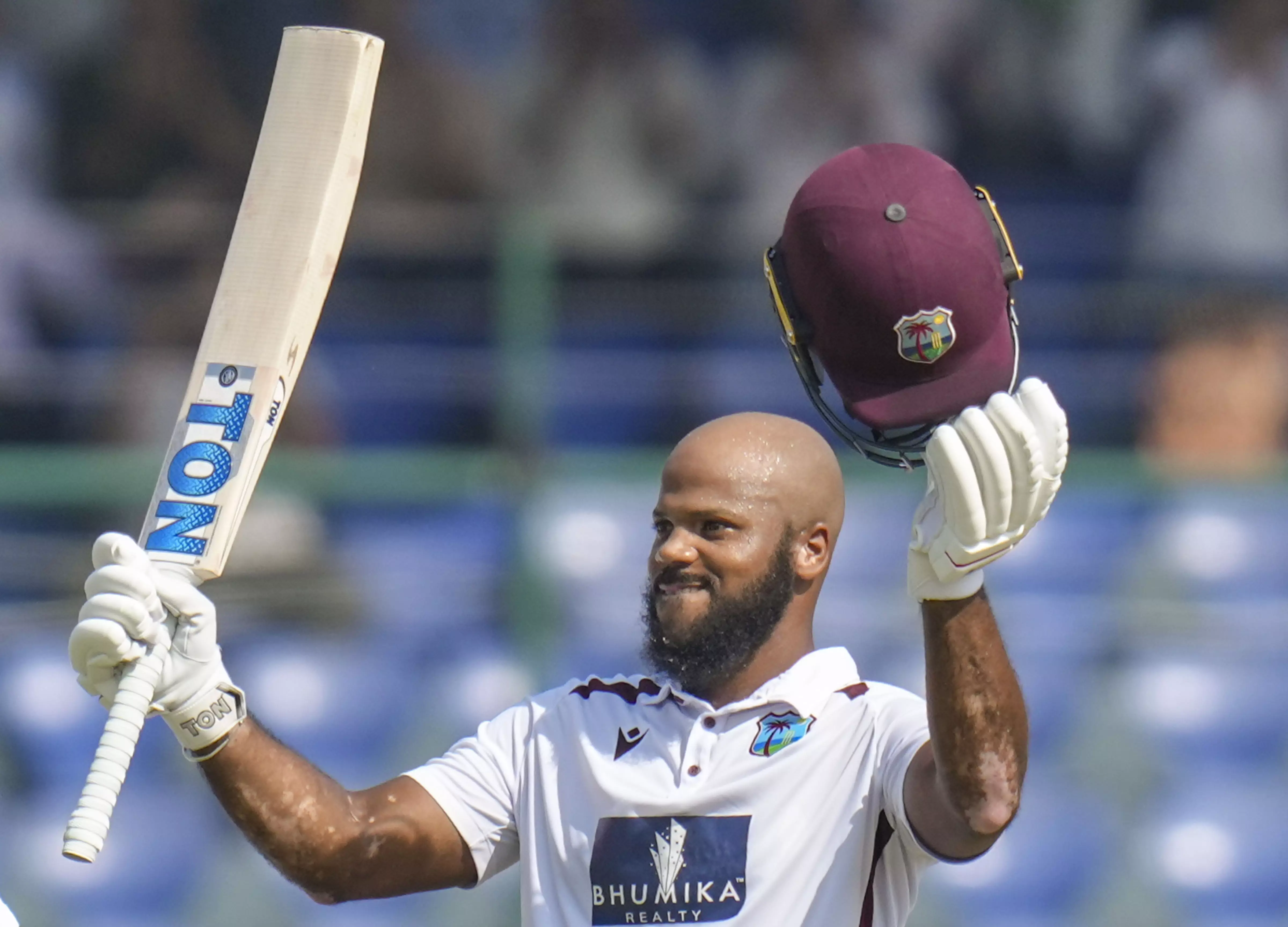 2nd Test: Campbell Hits Maiden Test Ton as West Indies Defy India