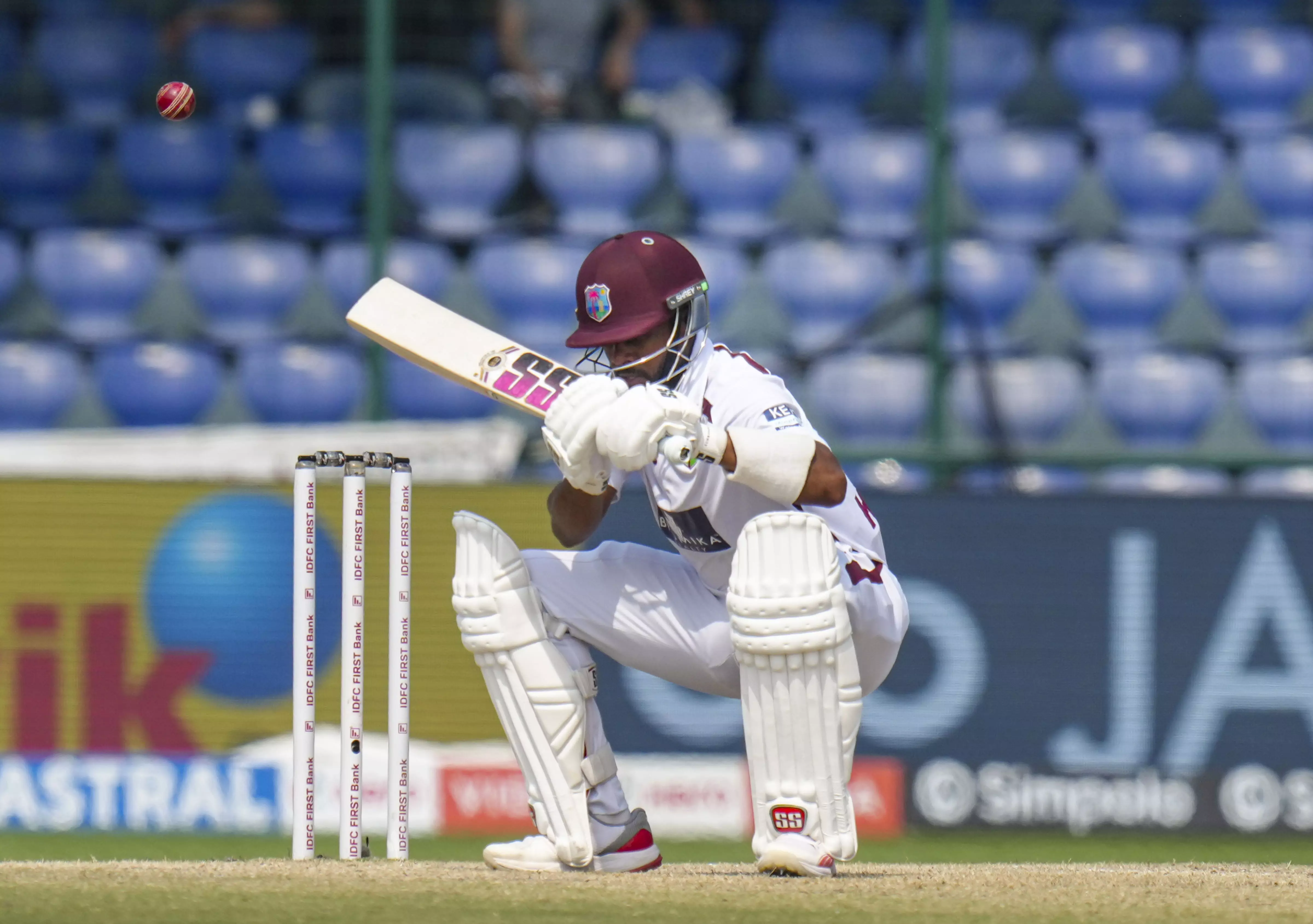 2nd Test: Defiant West Indies Reach 361/9 at Tea on Day 4