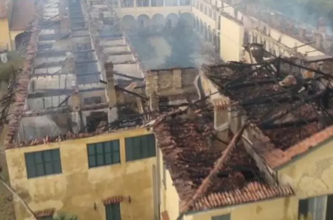 Massive Fire Destroys Historic Italian Monastery Linked to Millennial Saint