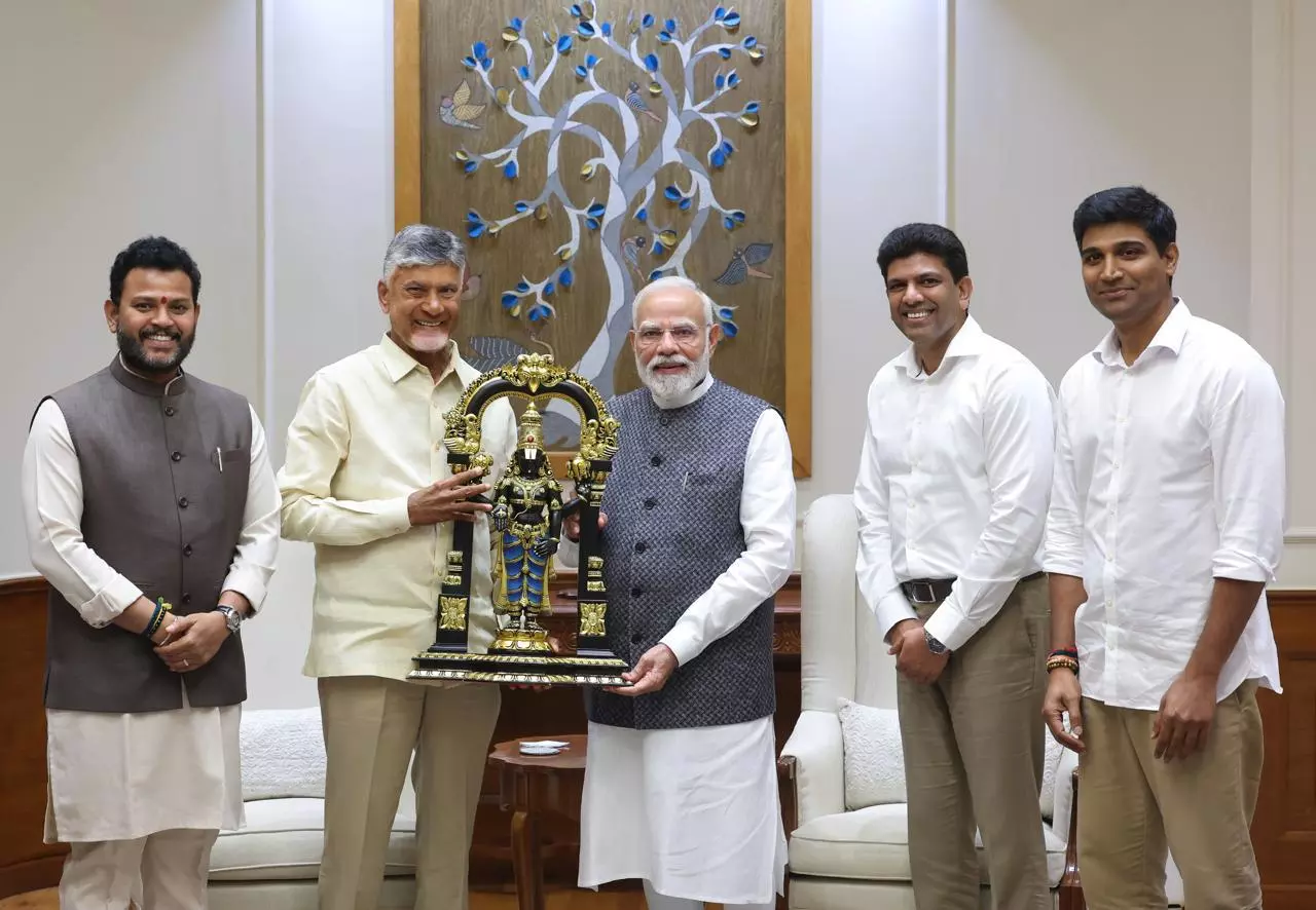 Naidu Invites PM to Visakhapatnam Business Summit