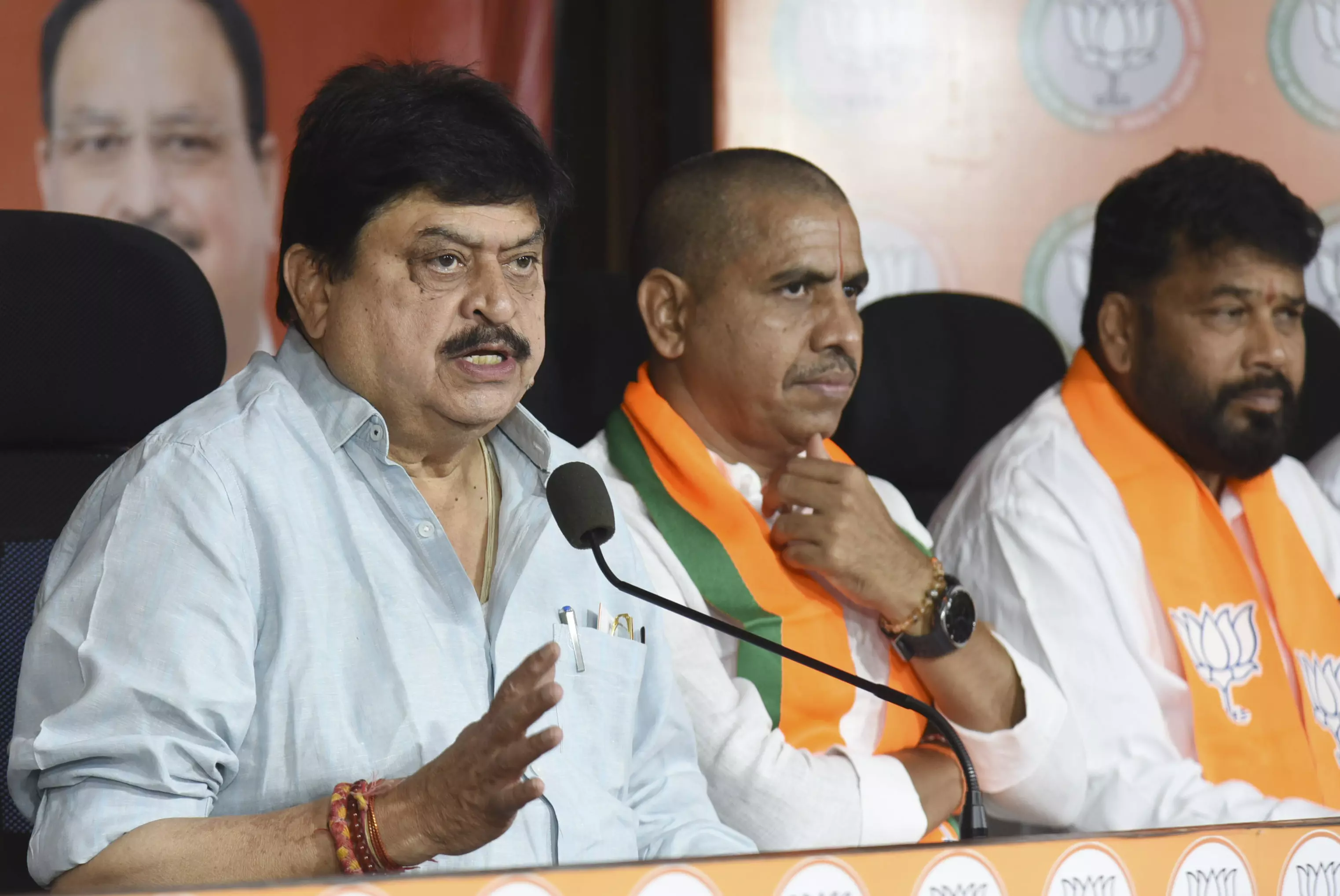 Telangana BJP Chief Warns Against Airing Personal Views Telangana BJP Chief Warns Against Airing Personal Views