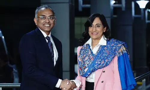 Canadian Foreign Minister Anita Anand Arrives in Delhi