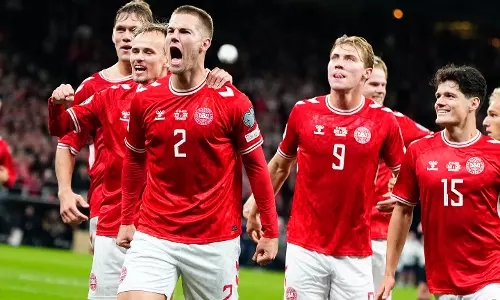 Denmark Stay Top With 3-1 World Cup Qualifying Win Over Greece