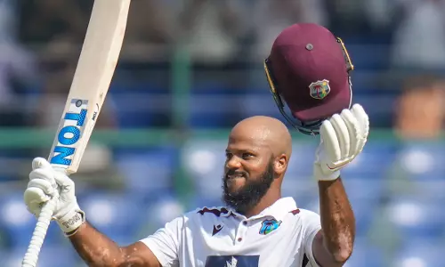 2nd Test: Campbell Hits Maiden Test Ton as West Indies Defy India