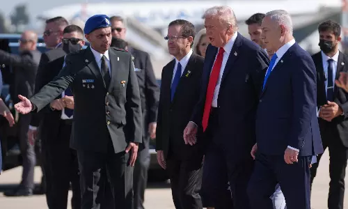 Trump Arrives in Israel to Push Ceasefire