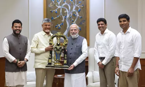 Naidu Invites PM to Visakhapatnam Business Summit