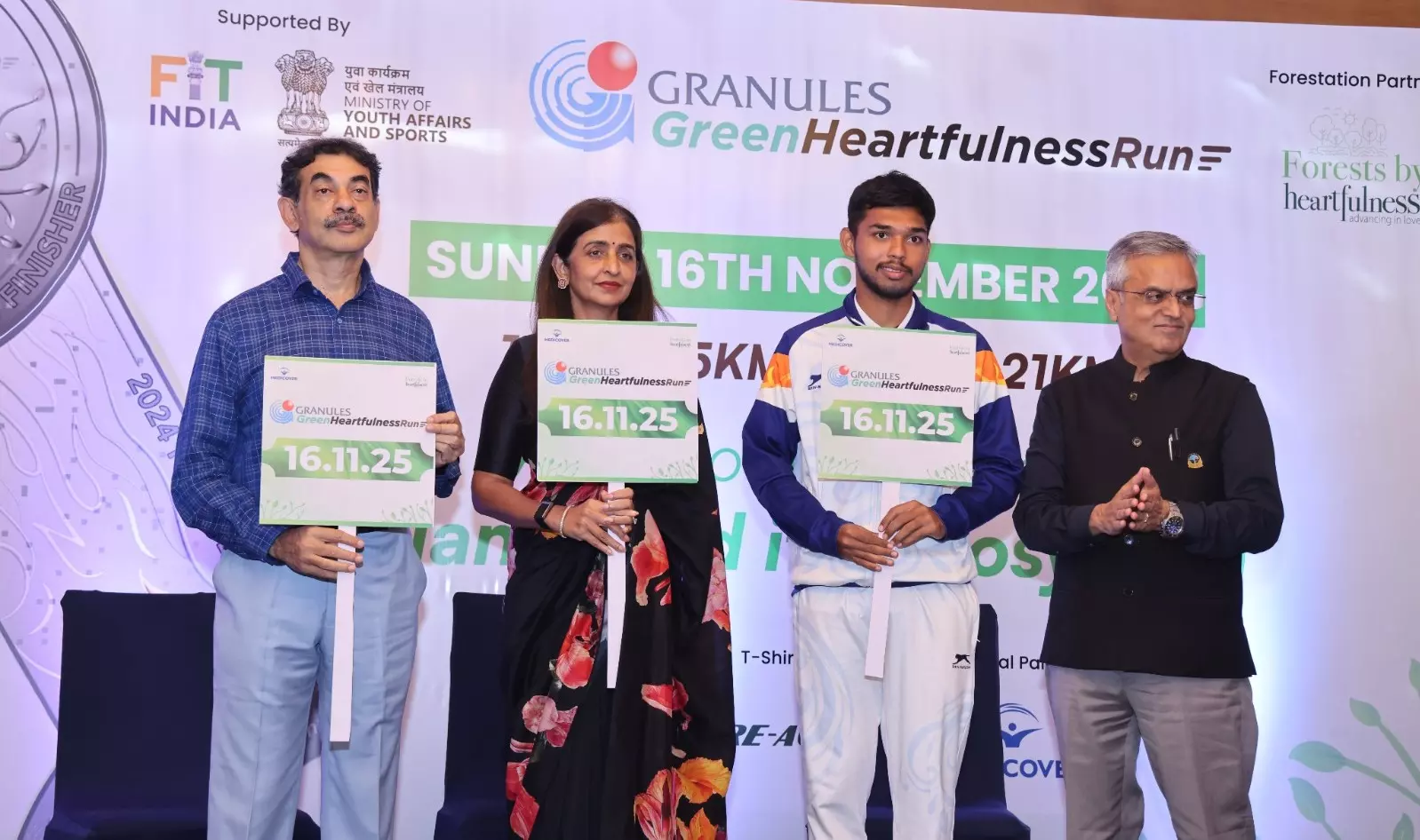 Fourth Edition Of Granules Green Heartfulness Run & Plantation Week To Begin on Nov. 9