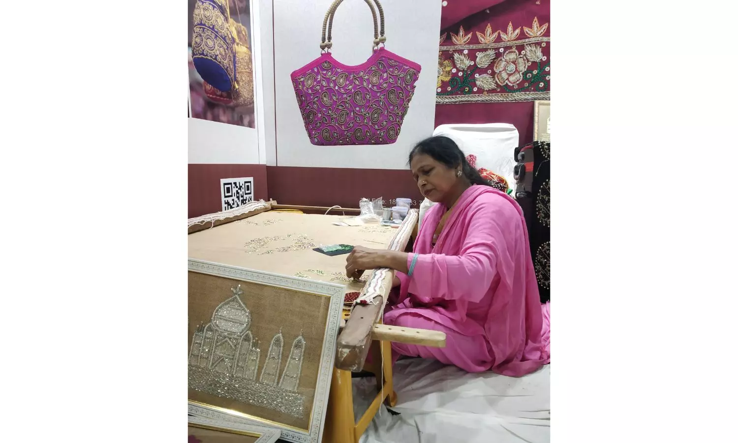 A Draped Tale Of Grace Woven In Chanderi