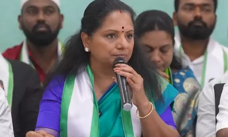 BRS Leader Accuses Kavitha of Pushing Congress Agenda