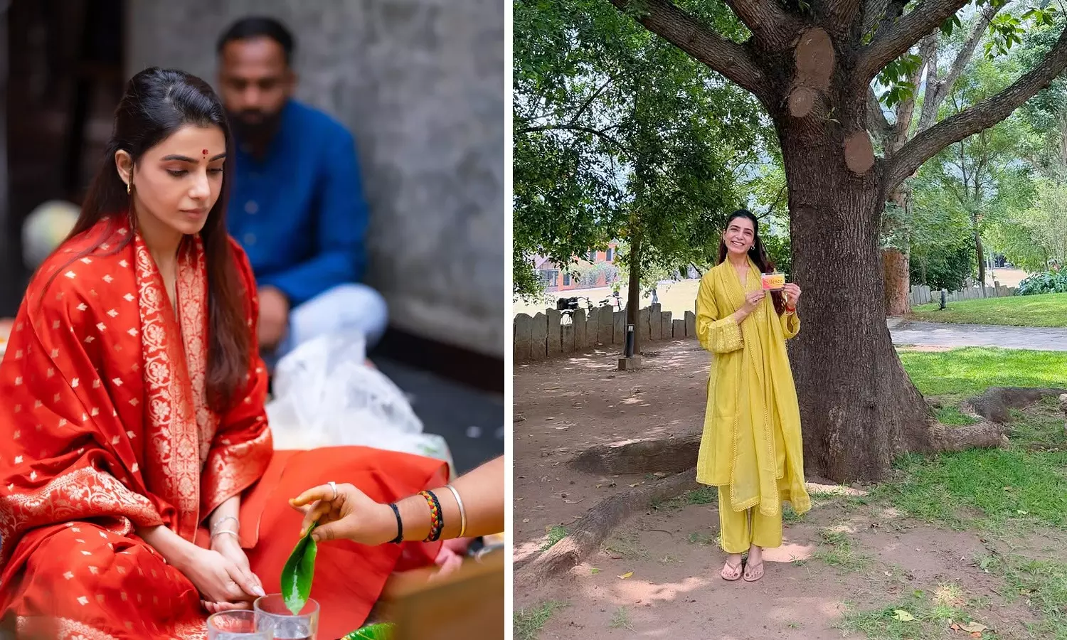 Samantha Embarks on Spiritual Journey