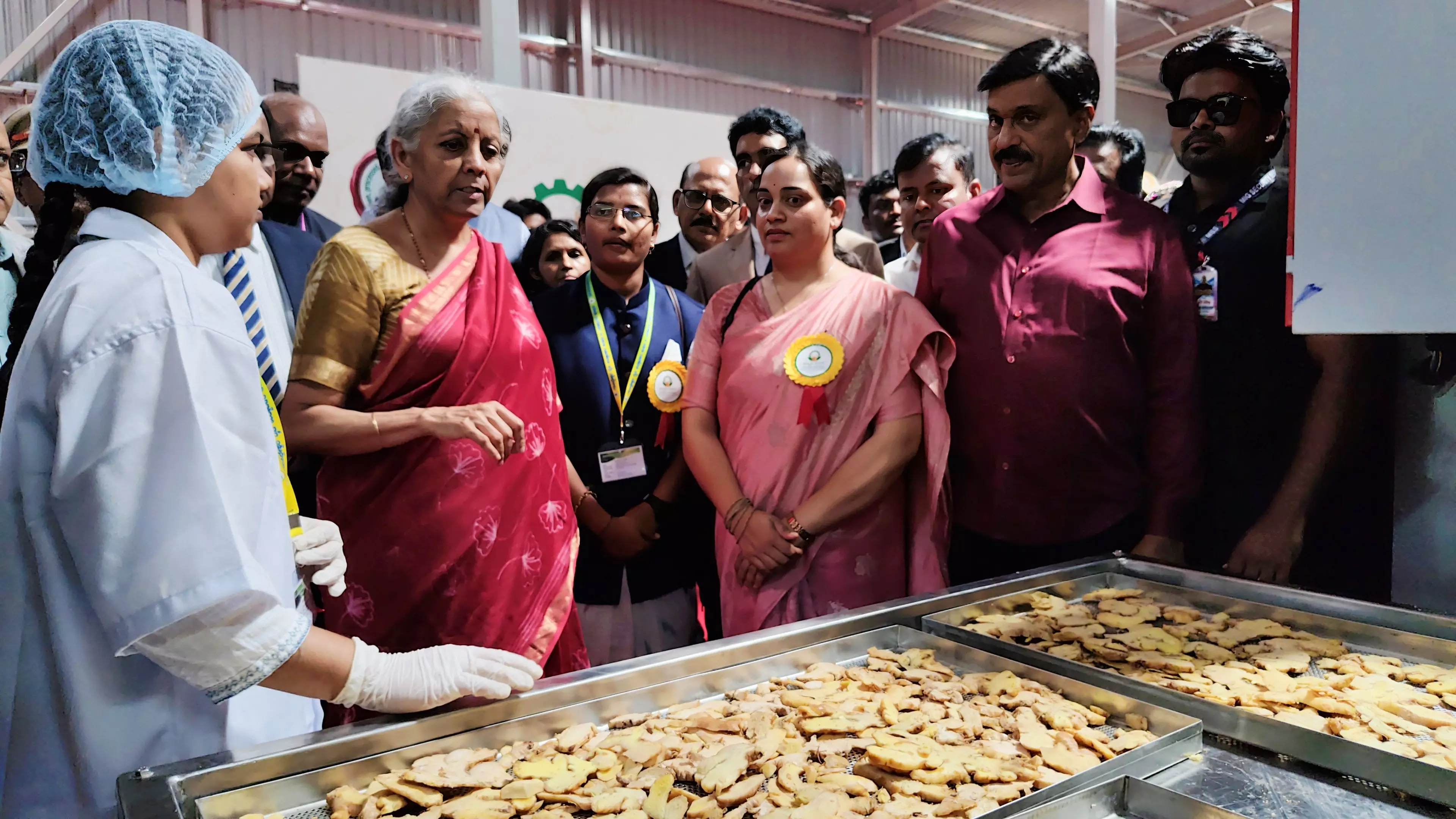 Finance Minister Nirmala Sitharaman Opens Training, Processing Centre in Koppal