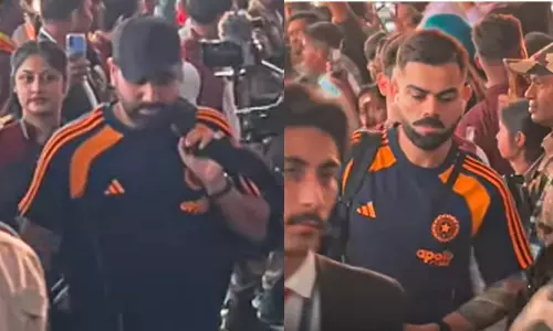 Kohli, Rohit Lead First Batch as Team India Jets Off to Australia