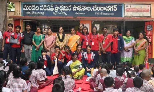 Meru Students Spread Diwali Joy with ZPHS Children Through Celebration and Sharing