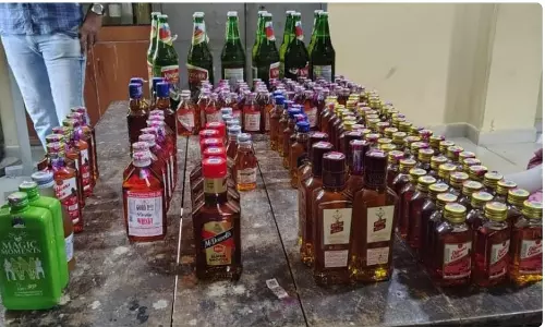 Telangana Excise Cops Seize 225 Liquor Bottles, Arrest Four