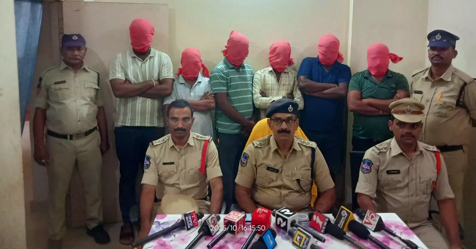 Six Held For Illegal Sand Transport in Telangana