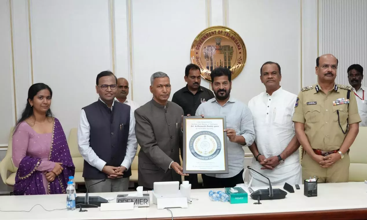 Revanth Unveils TG Police Complaints Portal Revanth Unveils TG Police Complaints Portal