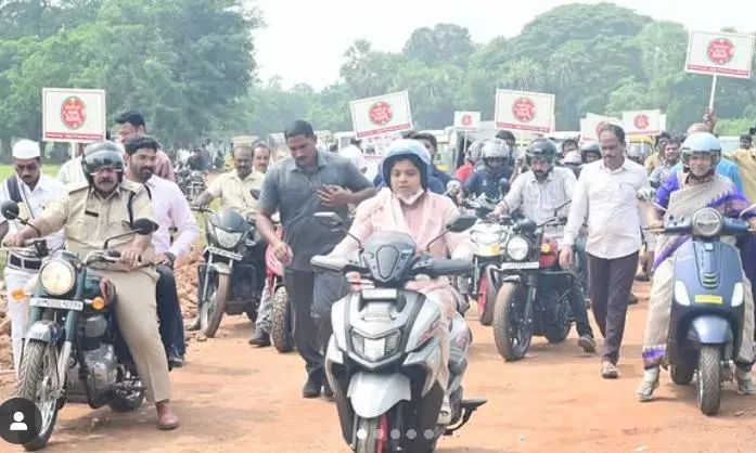 GST Awareness Processions Taken Out in Bhimavaram, Eluru