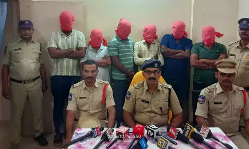 Six Held For Illegal Sand Transport in Telangana