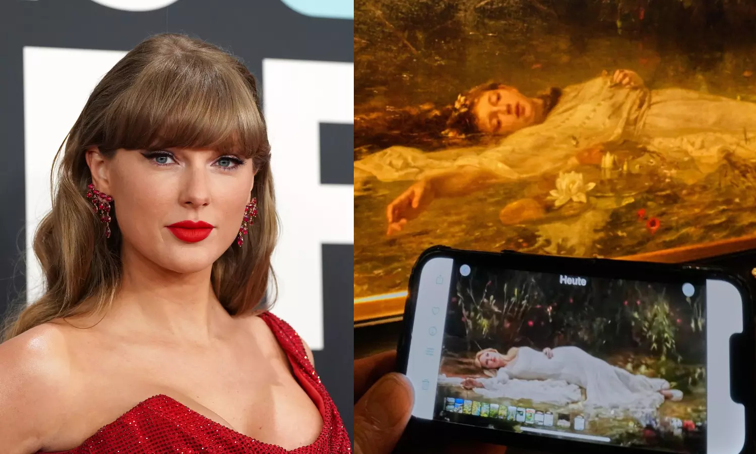 Taylor Swifts Ophelia MV Sparks Fan Pilgrimage to German Art Museum