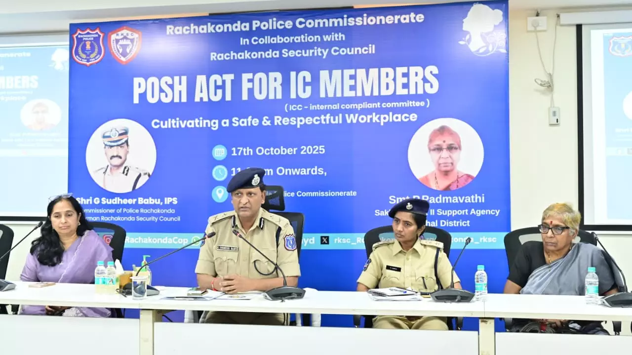 Rachakonda Police Hold Awareness Session on POSH, ICC
