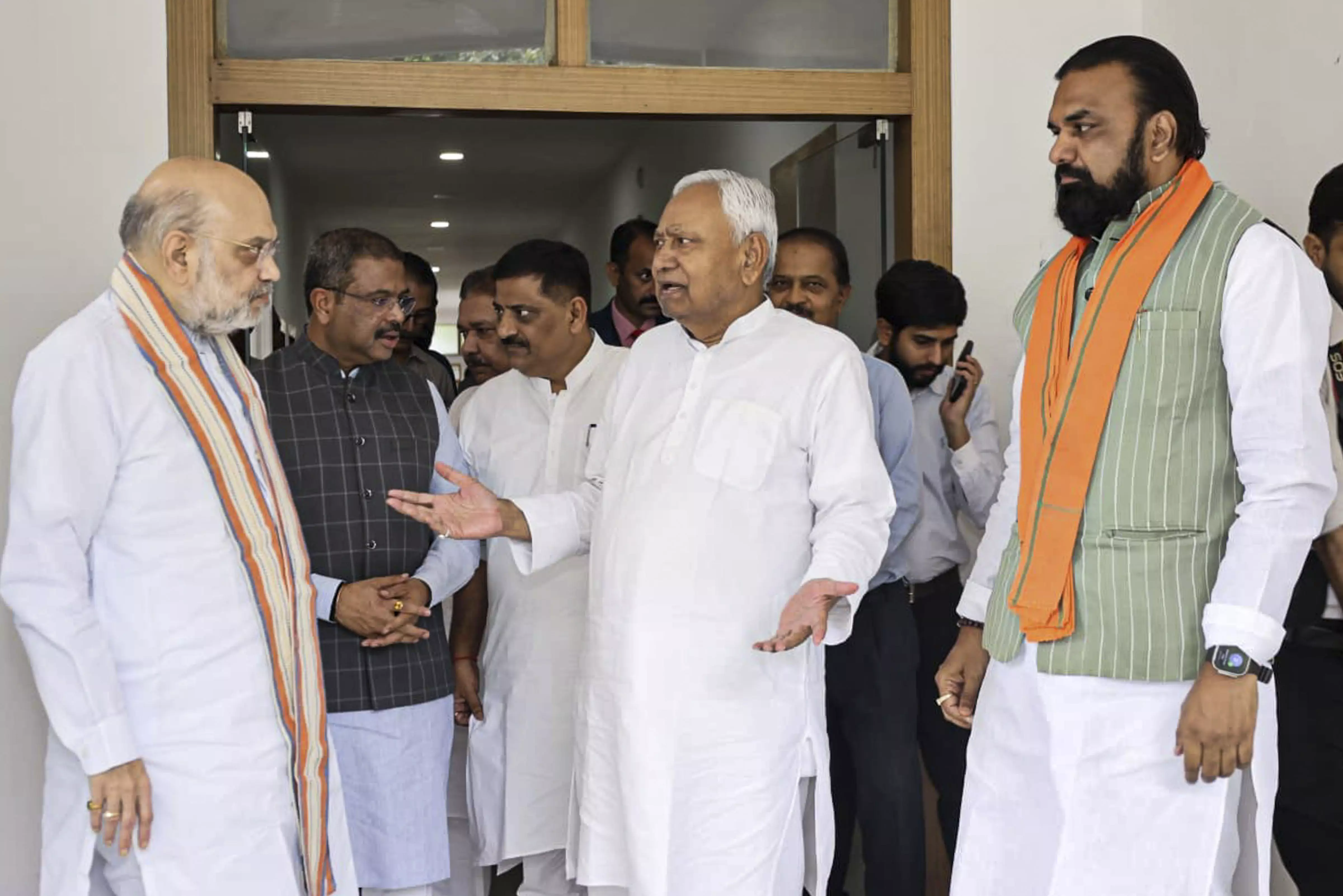 Nitish Heads NDA Bihar Fight: JD(U)